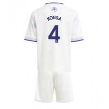 Aston Villa Ezri Konsa #4 Tredjedraktsett Barn 2025-26 Kortermet (+ korte bukser)
